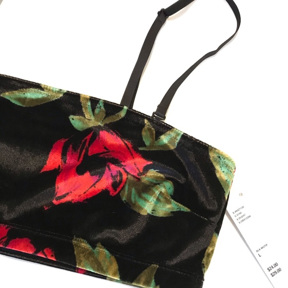 Out From Under Diandra Velour Bandeau Top Large - Picture 3 of 8